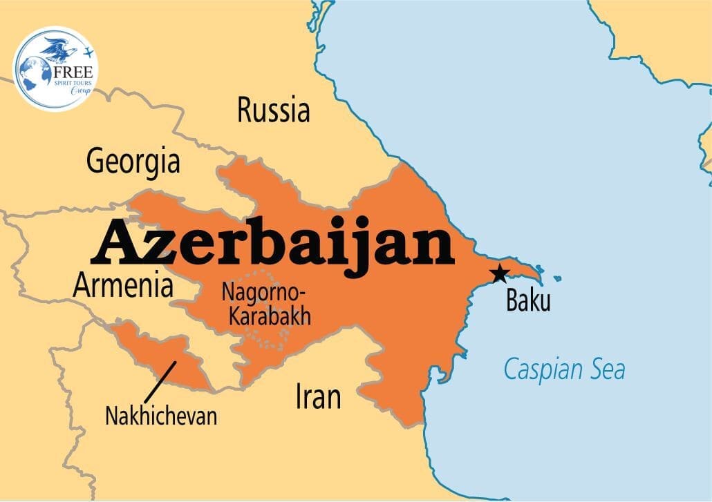 أين تقع أذربيجان