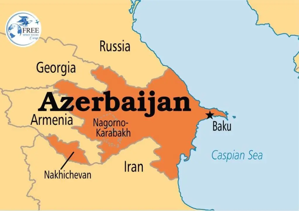 اذربيجان اي قارة بالعالم